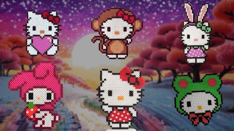 Hello Kitty Strijkkralen