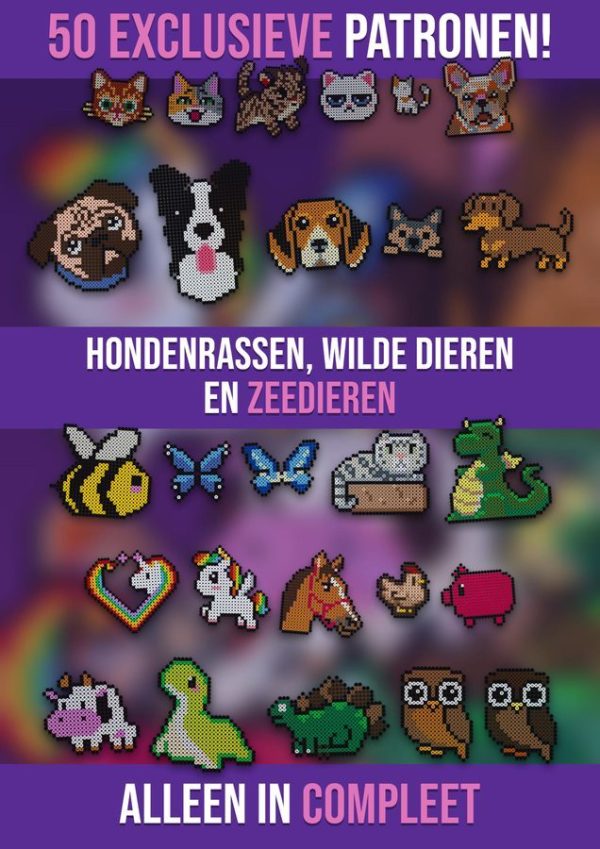 Dieren strijkkralen patronen Compleet