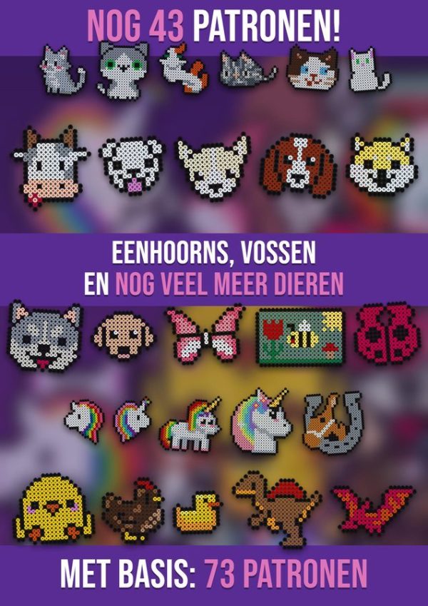 Dieren strijkkralen patronen – Standaard