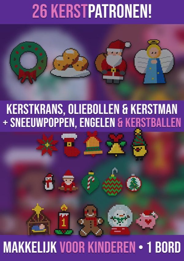 Kerst strijkkralen patronen Basis