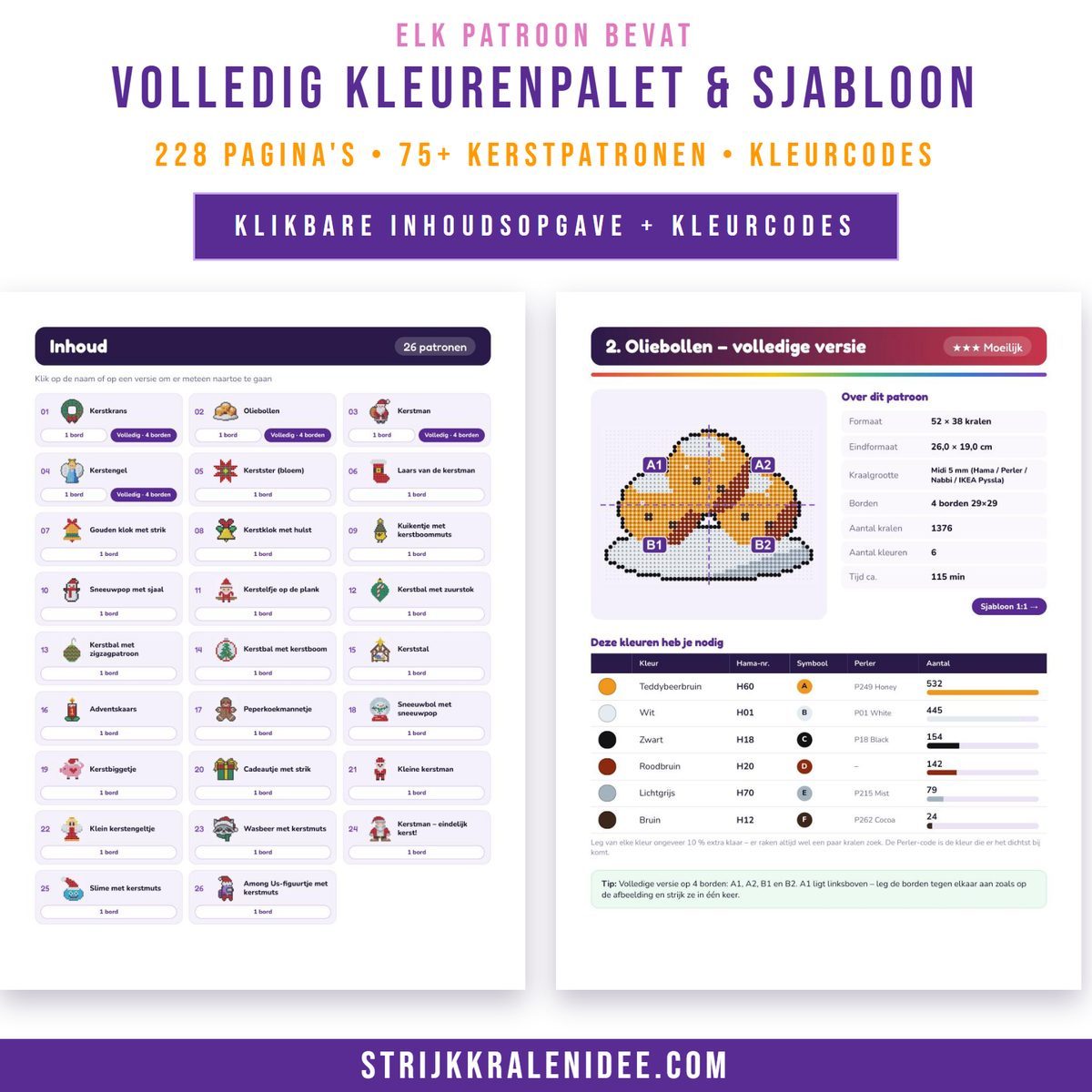 Kerst strijkkralen patronen – galeria3